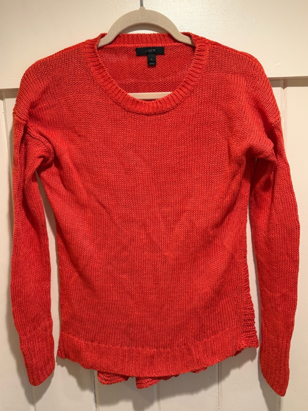 J. Crew Women’s Coral Crewneck Sweater, Size Small